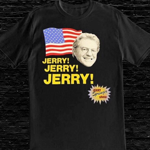 Michelle
L Other - Jerry Springer T-Shirt. Vintage 90's Style Unisex